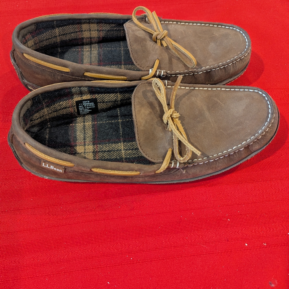 Men's L.L. Bean Brown Slippers - Picture 2 of 5